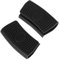Prasacco Lot de 2 poignées en silicone pour casseroles - 8 x 4 cm - Protection contre la chaleur - Poignée antidérapante - Housse de protection pour bols de four, poêles en fonte, cuisson - Noir