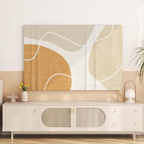 Moderne, Leichte Und Luxuriöse Tv-abdeckungen, Tv-staubschutz, Stoff, LCD-tv-Abdeckung, Tv-Display, Staubschutz, Dekorative Gemälde(Size:75IN(W170xH103CM),Color:C)