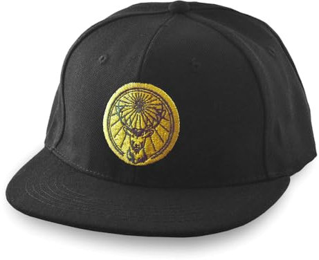Jägermeister Club Mütze, Baseball-Cap, Käppi, Cappy, Kappe, Basecap Hut in Schwarz mit einem weißen aufgenähten Logo