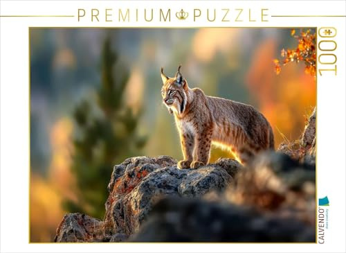 CALVENDO Puzzle Luchs | 1000 Teile Lege-Größe 64 x 48 cm Foto-Puzzle für glückliche Stunden