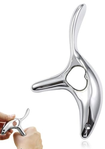 WDKXCN Triggerpunkt Drücker, Triggerpunkt Massagegerät, Gua Sha Stein mit Griff, Vielseitiges Mini Massagegerät, für Gesicht Nacken Rücken Muskelentspannung und Durchblutungsförderung
