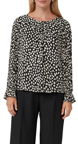 s.Oliver Festliche Bluse mit Plissee-Ärmeln