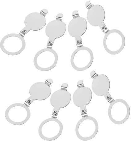 Lurrose 8pcs Door Hole Cover Cat's Eye Backplate Home Door Viewer Privacy Shield Material for Security