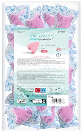 JOYDIVISION Soft Tampons MINI – Diskrete, Ergonomische Damenhygiene ohne Rückholfaden für Aktive Frauen – Sanftes, Hautfreundliches Komfortmaterial – Ideal für Sport, Reisen & Intime Momente