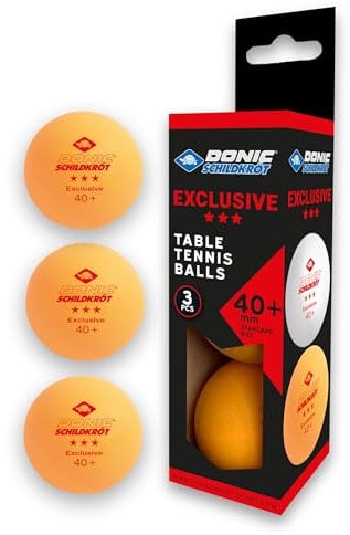 Schildkröt 3-Stern Avantgarde Tischtennis-Ball, 3er Box, orange