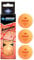 Schildkröt 3-Stern Avantgarde Tischtennis-Ball, 3er Box, orange
