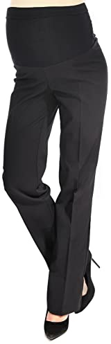 Mija - Elegante Schwangerschaftshose UmstandsHose mit Bauchband 1011A