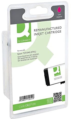 Q-CONNECT Ink Cartridge for Epson Workforce WF-3620DWF, WF-3640DTWF, WF-7110DTW, WF-7610DWF - Magenta