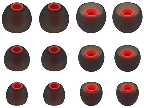 ALXCD Eartips for TOZO T10 Earbuds, S/M/L 6 Pairs Replacement Silicone Earbud Tips, Fit for Senso Anker TOZO T10 Headphone
