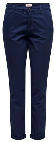 ONLY Damen Hose Only Female Chino Hose Onlparis Slim Fit Chino Hose