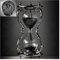 Sanduhr mit Sanduhr, 30 Minuten, einzigartig, Vintage-Stil, 12 Sternbilder, Metall, Kunst, Sanduhr, Schwarz