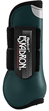 Eskadron 2er Set Gamaschen Flexisoft vorne, Größe:Full, Farbe:racinggreen