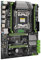 PUSOKEI LGA2011-3 Deskstop-Motherboard für X99-Chipsatz DDR4-Computer-Mainboard -4 DDR4 2133/2400/2800 Speicher / 32 GB, 8 SATA2.0-Anschluss - 1 SSD M.2-Schnittstelle mit SATA-Kabel