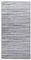 vidaXL Outdoor Teppich Zweischichtiger Jacquard Terrassenteppich Außenteppich Küchenteppich Indoor Terrasse Balkon Flur Küche Bad Grau 80x150cm PP