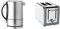 Dualit 72926 Architect Kettle | 1.5 Litre 2.3 KW Stainless Steel Kettle With Grey Trim & Architect 2 Slice Toaster Stainless Steel with Grey Trim Extra-Wide Slots, Peek and Pop Function