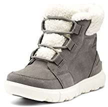 Sorel Explorer Carnival WP, Stivali Invernali Impermeabili, Donna, Quarry/Dove Explorer 2 Carnival Cozy, 39 EU