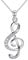 ShiQiao Spl Music Note Necklace for Women Musician Pianist Birthday Christmas Gifts for Girls Daughter Sister Best Friend Music Gifts