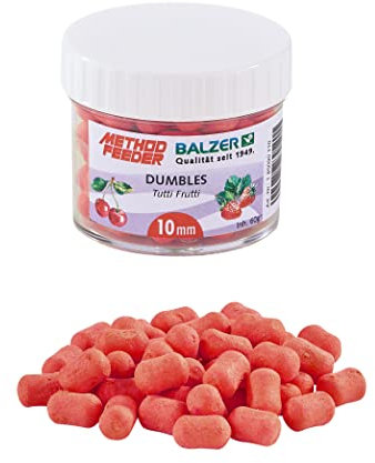 Balzer Method Feeder Dumbbells 10mm rot-Tutti Frutti 60g
