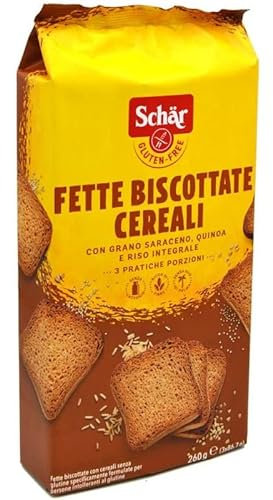 Schär - Fette Biscottate Cereali senza glutine - 260 g (1 Confezione)