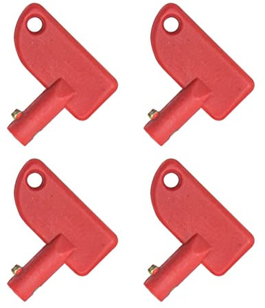 4 STÜCKE Batterie Hauptschalter Schlüssel Universal Batterie Trennschalter für Auto LKW RV Marine ATV
