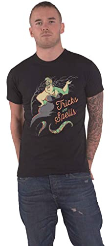 Disney Little Mermaid T Shirt Ursula Tricks & Spells Official Unisex Black