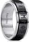 King Will 8mm Black & Silver Viking Spinner Ring Stainless Steel Fidget Ring Anxiety Ring For Men 8.5