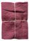JOWOLLINA Feines Waffelpique Badetuch Saunatuch Leinen Stonewashed (Baked Cherry, 100x160 cm)