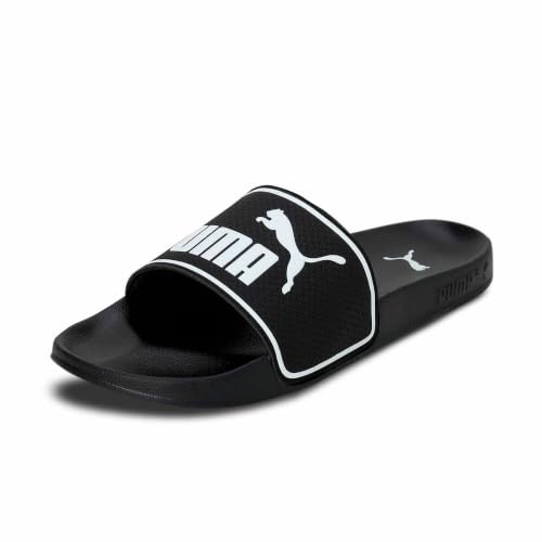 PUMA Unisex Leadcat 2.0 Slide Sandal, Puma Black Puma White, 53.5 EU