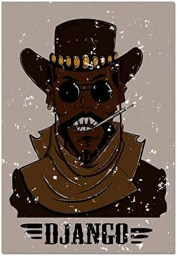 Poster Django Unchained Poster Filmplakat Kunst Wandbilder Poster Und Drucke Leinwand Malerei Home Decor 50X70Cm Kein Rahmen