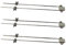 3 x Led Stabspot, Stäbchen Lampe für Seilsysteme weiss, länge 240mm Lampe 12 Volt