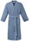 PandaHome Bademantel 100% Baumwolle Waffelstoff Reisebademantel für Damen und Herren, Weiches, Saugfähiges und Leichtes Spa Bademäntel (Taubenblau, XL)