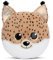 NICI Kuscheltier Kissen GLUBSCHIS Luchs Lenzo 32 x 32 cm - Flauschig-weiches Kuschelkissen für Babys & Kleinkinder, Kinderkissen für Jungs & Mädchen - 61369