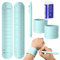 Clabby 2 Pièces Bracelets Mémo en Silicone avec Stylo à Bille et Gomme Bracelet à Claquer au Poignet 23,8 x 4,5 cm Bracelet de Rappel Inscriptible pour Liste de Tâches pour Infirmière(Vert)