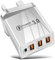 Type C Plug 20w, PD+QC 3.0 Fast Charger 4 Port Multi USB Adapter Power Supply, Type C Charging Plug UK Wall Charger for iPhone glalaxy android 15/11/12/13/14/Pro Max, XS/XR/X, galaxy s21/22/20fe