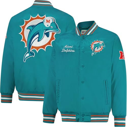 Ultra Game Offizielle NFL Supreme Satin Heritage Jacke für Erwachsene