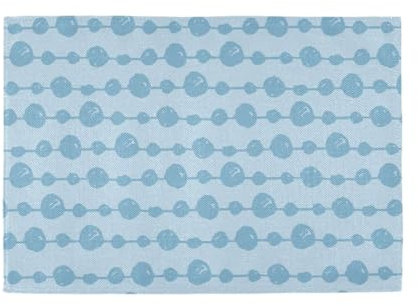 Abstract Blue Line wipable placemats for Dining Table placemats for Kids Reusable placemats Washable Plastic underplate mat Christmas Table placemats Set of 6 12x18