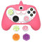 playvital Coque Manette pour Xbox Series X S Accessoires,Housse Protection Silicone pour Xbox Core Controller,Cover Skin avec Capuchon Joystick & Autocollant-Rose,Design MonoEye Monster