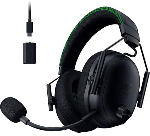 Razer BlackShark V3 Pro Wireless ANC Gaming Headset for Xbox: Full Band Mic - 50mm Drivers - 2.4 GHz, Bluetooth, USB, 3.5mm - Works with PC, Mac, PS5, Nintendo Switch - Long Battery Life - Black