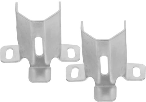 LIFKOME 2stücke Verzinkte Eisenachsen-rohrstütze Für Fensterladen Jalousiehalterungen Sonnenschutz Innen Einfache Montage Outdoor Halterung Für Zuhause Geschäft Herstellung