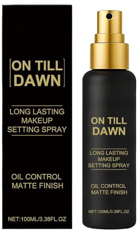 Make -Up -Setting Spray, Till Dawn Make -Up -Setting Spray, Beendetes Nebel, Mit Langlebigem Halt, Mattierende Und Schnelltrocknungsnebel, 100 Ml, Für Alle Hauttypen