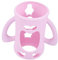LOPUNER Silicone Sleeve for Glass Bottle Durable Protective Cover Fits Bottles High Temperature Resistant for Newborns Pink Design