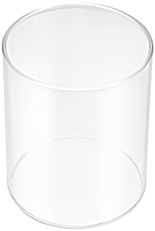 BAZEITFLOW Glas Salatschüssel Rund Aus Sicherem Glas 15cm Hoch 10cm Durchmesser Lebensmittelaufbewahrung Für Küche Und Restaurant Stabile Transparente Obstschale