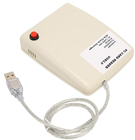 Focket Lector de Tarjetas PCMCIA, Adaptador USB 2.0 PCMCIA a USB de Alta Velocidad de 68 Pines, Adaptador de Tarjeta de Memoria con Función Plug and Play para el Hogar, Oficina, Aviones, Automóviles,