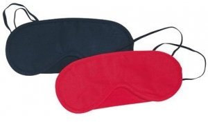 Set Augenmasken 2er rot/schw.