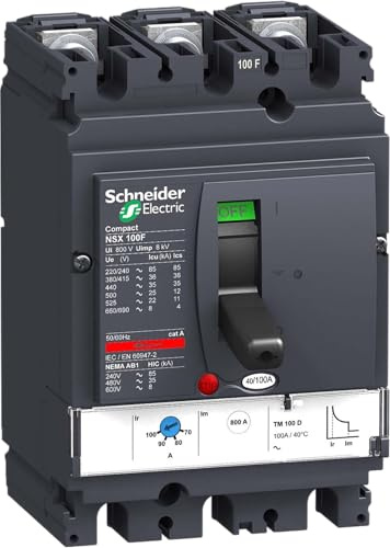 Schneider Electric lv429634 nsx100 °F tm40d, 3p3r