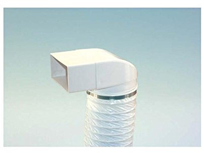 Umlenkstück weiß Ø 150 mm IKM mit Flexschlauch