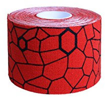 THERABAND Kinesiologisches Tape Kinesiology Tape Rolle 5m x 5cm Rot, OneSize