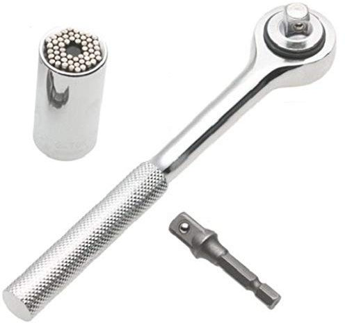 Una sola chiave con cricchetto per tutte le misure di dado - SVITA AVVITA TUTTO CHIAVE A BUSSOLA JOKER UNIVERSALE GATOR GRIP DA 7mm A 19mm