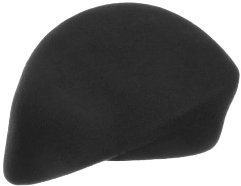 Lierys Fabiana Merino Beret Made in Italy Women Winter Black One Size