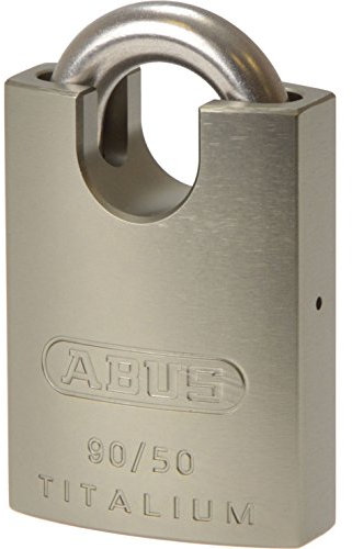 ABUS 90RK/50 Titalium Vorhängeschloss geschützt und Stahl Bogen von 50 mm